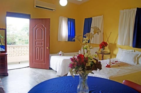 Comfort Twin Room, 2 Double Beds, City View | 1 bedroom, in-room safe, desk, free WiFi