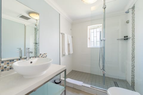 Deluxe Twin Room, Sea View | Bathroom | Free toiletries, hair dryer, towels, soap