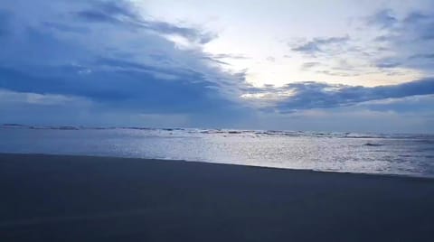 On the beach