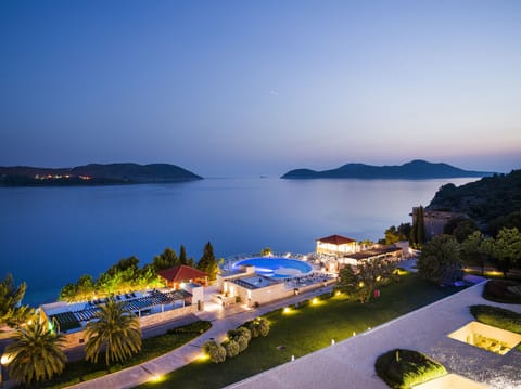 Front of property - evening/night