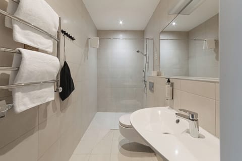 Large Double Room | Bathroom | Shower, free toiletries, hair dryer, towels