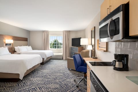 Studio Suite, 2 Queen Beds | Premium bedding, individually decorated, individually furnished, desk