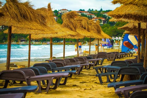 Private beach