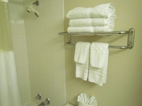 Eco-friendly toiletries, towels