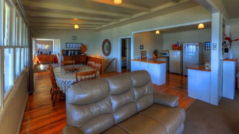 3 Bedroom Beach House | Living area | Flat-screen TV, fireplace, DVD player