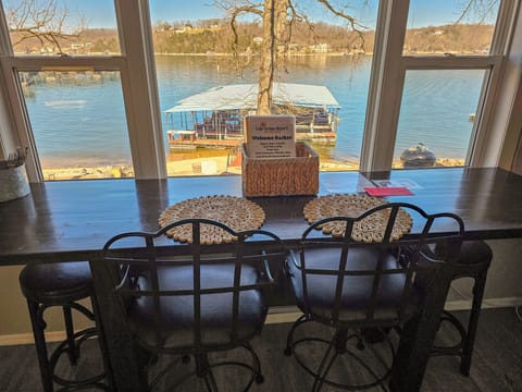 Lakefront Cabin-2 Bedroom/1 Bath (Med) | Living area | Flat-screen TV, DVD player