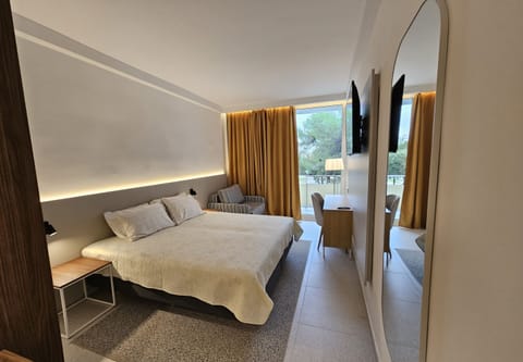 Standard family room for 4 people, balcony | Minibar, desk, blackout drapes, free WiFi