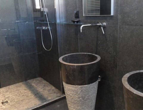 Deluxe Double Room, Terrace | Bathroom shower