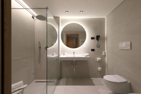 Free toiletries, hair dryer, slippers, bidet