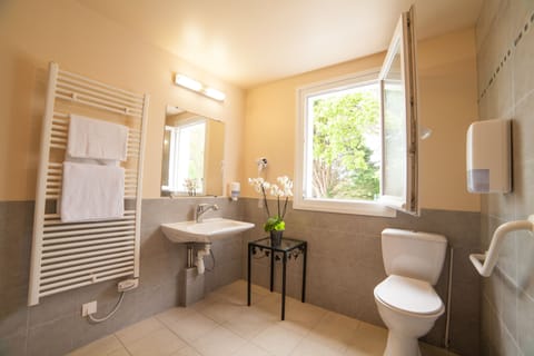 Comfort Double Room, Accessible | Bathroom shower