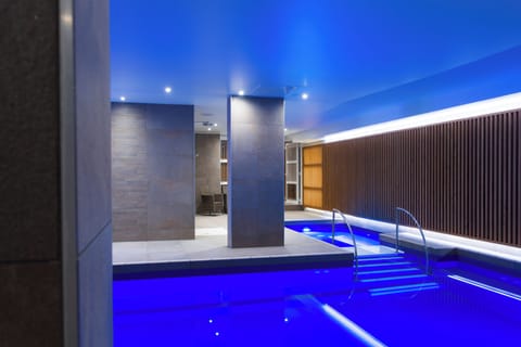 Indoor pool, open 6:30 AM to 9:00 PM, sun loungers