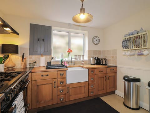 Cottage | Private kitchen | Fridge, microwave, stovetop, dishwasher