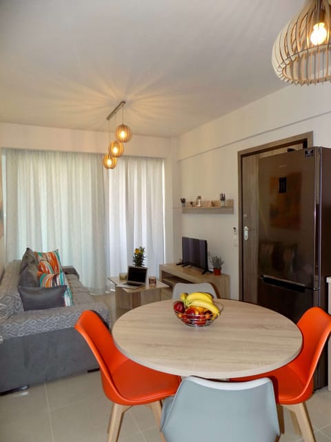 Luxury Apartment, 2 Bedrooms | Living area | LED TV