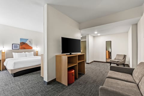 Suite, 1 Bedroom | Premium bedding, desk, laptop workspace, iron/ironing board