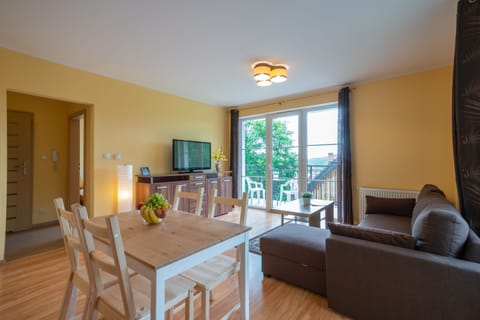 Comfort Apartment, 1 Bedroom, City View | Living room | Flat-screen TV