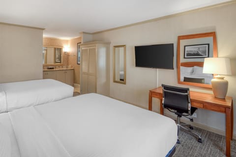 Standard Room, 2 Queen Beds, Non Smoking | Desk, laptop workspace, iron/ironing board, free WiFi