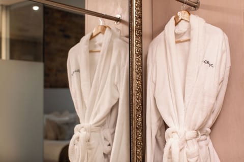 Comfy | Bathroom | Free toiletries, hair dryer, bathrobes, towels