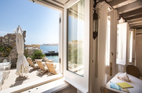 Standard Double Room, Terrace, Partial Sea View (Shared) | Terrace/patio