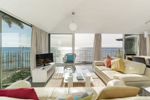 Villa, 3 Bedrooms, Ocean View | Living area | Flat-screen TV