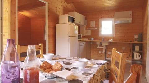 Fridge, microwave, stovetop, espresso maker