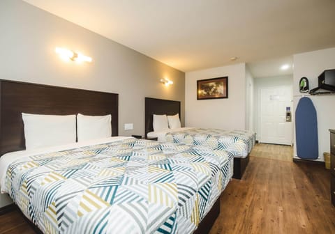 Standard Room, 2 Queen Beds, Non Smoking, Refrigerator & Microwave | Premium bedding, individually furnished, desk, laptop workspace