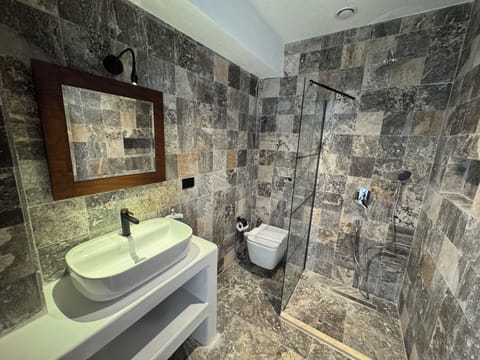 Free toiletries, hair dryer, slippers, towels