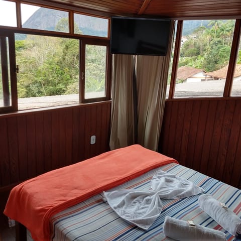 Panoramic Studio Suite, 1 Double Bed, Mountain View | Blackout drapes, free WiFi, bed sheets