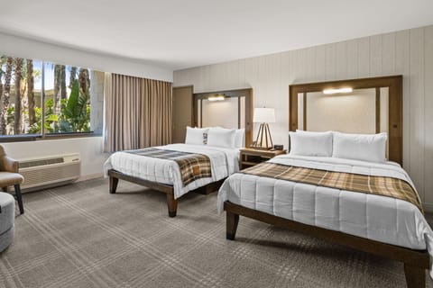 Standard Room, 2 Queen Beds | Premium bedding, in-room safe, desk, blackout drapes