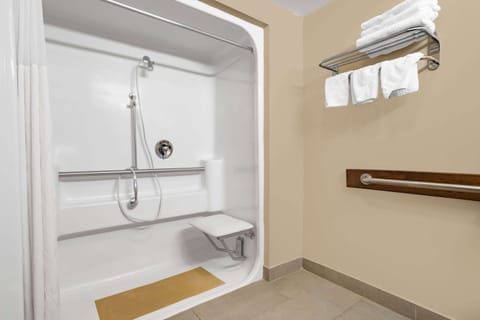 Standard Room, 1 King Bed, Accessible | Accessible bathroom