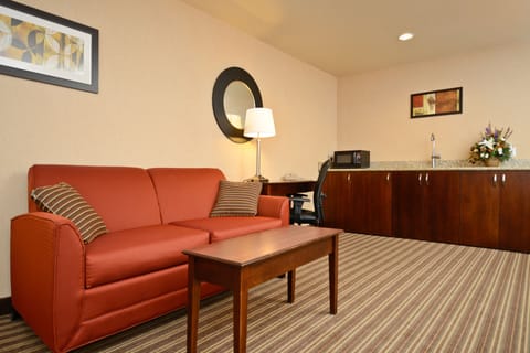 Deluxe Room, Multiple Beds (Two Queen Beds with a Sofa Bed) | In-room safe, desk, blackout drapes, iron/ironing board
