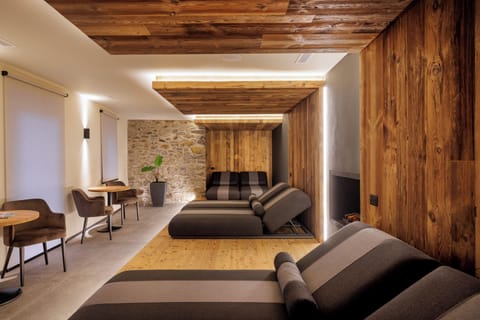 Sauna, hot tub, steam room