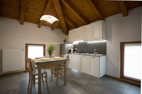 Apartment, 1 Bedroom, Garden View | Private kitchen | Full-size fridge, stovetop, espresso maker, coffee/tea maker