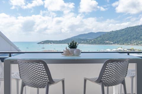 Panoramic Apartment, 1 Bedroom, Ocean View | Terrace/patio