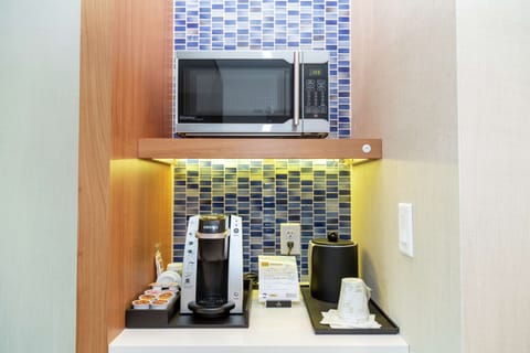 Desk, blackout drapes, soundproofing, iron/ironing board