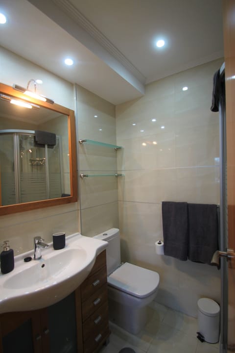 Apartment, 2 Bedrooms, Terrace | Bathroom | Shower, free toiletries, hair dryer, bidet