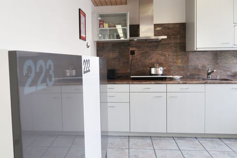 Shared fridge, microwave