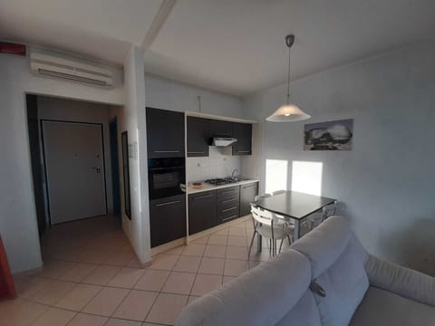 Superior Apartment, 1 Bedroom, Balcony, Sea View | Private kitchen | Fridge, oven, stovetop, coffee/tea maker