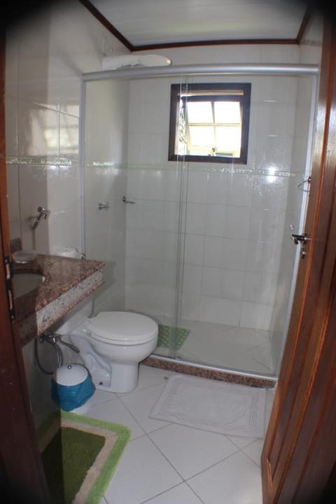 Shower, free toiletries, hair dryer, bathrobes