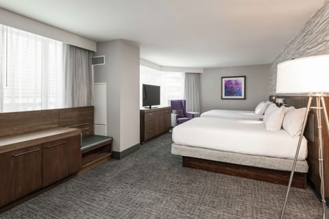 Deluxe Room, 2 Queen Beds, Non Smoking | Hypo-allergenic bedding, Tempur-Pedic beds, blackout drapes