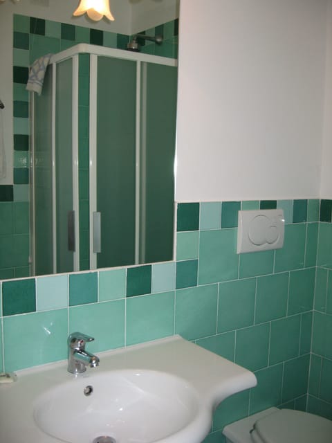 Hair dryer, bidet, towels