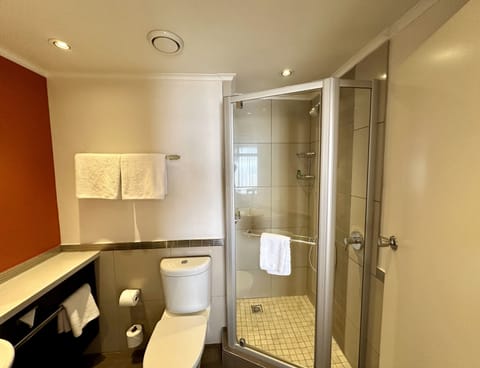 Executive King Room | Bathroom | Free toiletries, hair dryer, towels, soap