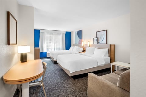 Room, 2 Queen Beds | Desk, iron/ironing board, free rollaway beds, free WiFi