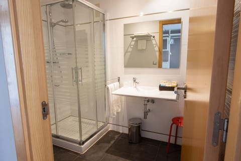 Double Room Single Use | Bathroom | Shower, free toiletries, hair dryer, towels