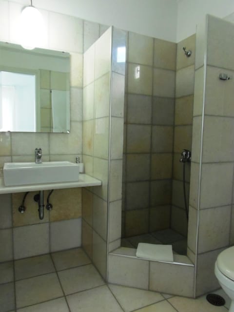 Standard Room | Bathroom | Shower, hair dryer, towels, soap