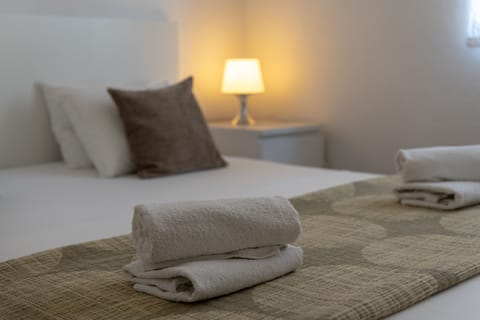 Superior Apartment, 1 Queen Bed with Sofa bed, Balcony, Partial Sea View | 1 bedroom, in-room safe, desk, laptop workspace