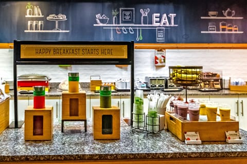 Free daily buffet breakfast