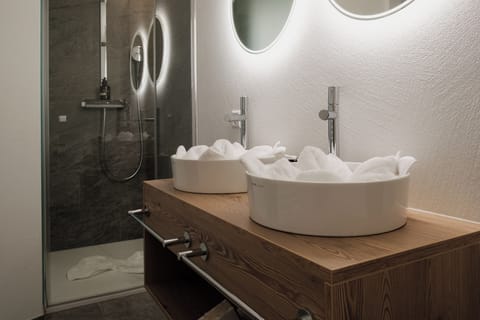 Deluxe Double Room | Bathroom amenities | Eco-friendly toiletries, hair dryer, bathrobes, towels