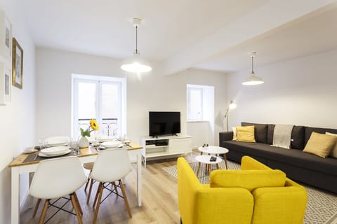 Apartment, 1 Bedroom | Living area | Flat-screen TV