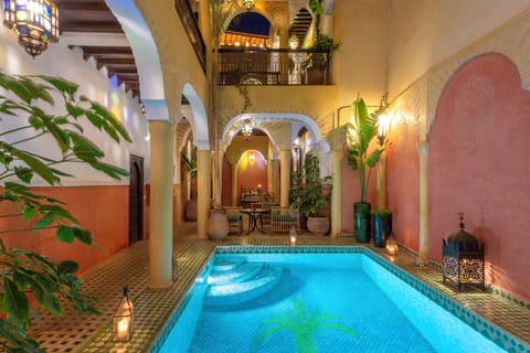 Indoor pool, open 10:00 AM to 7:00 PM, sun loungers