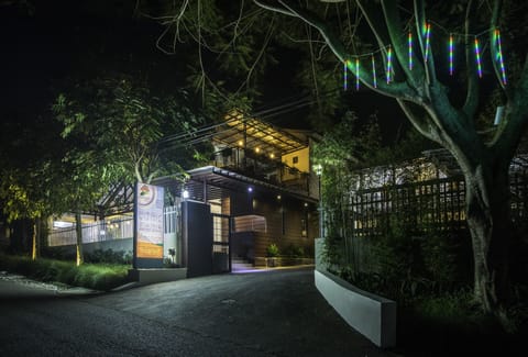 Front of property - evening/night